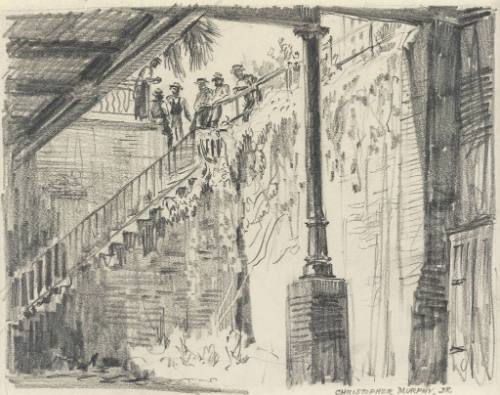 Study for "Under the Cotton Exchange"