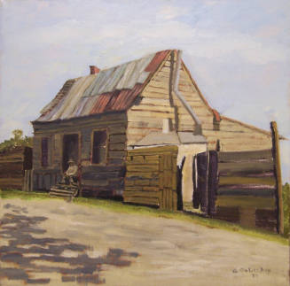 House with Figure