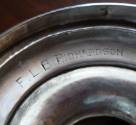 The initials "F.L.B. RICHARDSON" engraved on the underside of the teapot's foot rim for Frances…