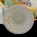 Annotations on the bottom of the bowl.