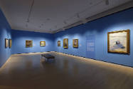 The back gallery featuring painting by German Impressionists. 