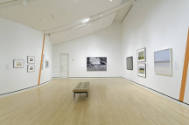 Installation shot of the exhibition Watershed: Contemporary Landscape Photography in the Varned…