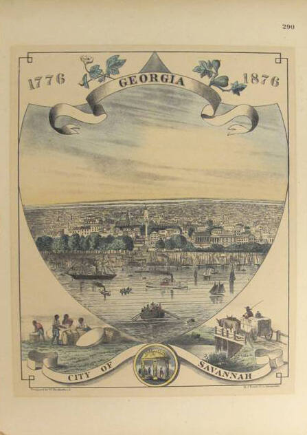 City of Savannah, Georgia, Commemorative 100 Years 1776-1876