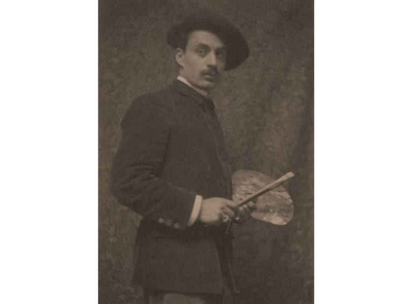 Kahlil Gibran (1883-1931), Unknown Photographer, n. d., gelatin silver print, Telfair Museum of…