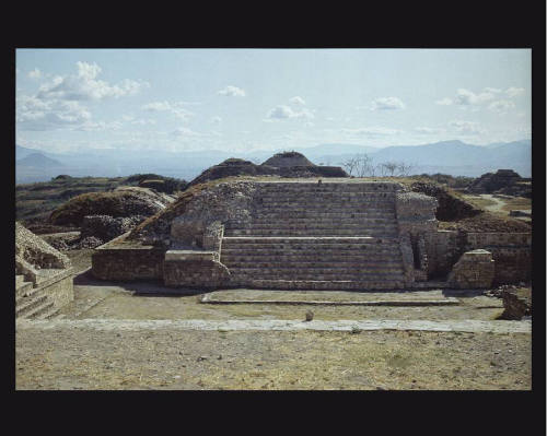 A color photograph of Ancient American ruins.

