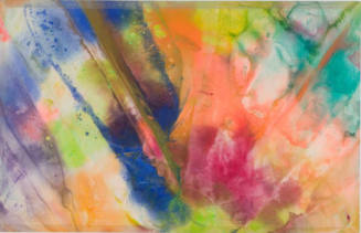 Splashes of colors with forced imposed rays running through and pulling the colors diagonally f…